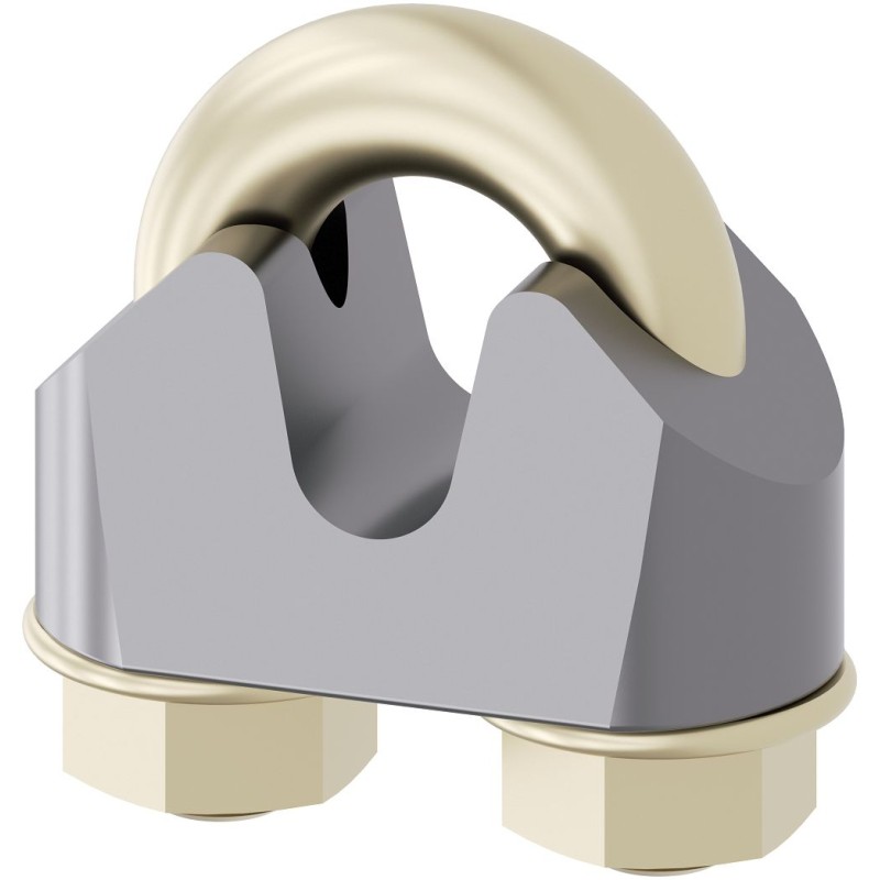 1 pcs - Siemens Steel 4mm Diameter Wire Rope Clamp