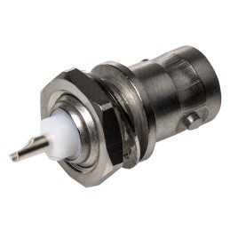 1 pcs - Telegartner, jack Panel Mount BNC Connector, 50Ω, Solder Termination, Straight Body