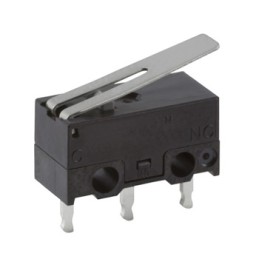 1 pcs - ZF Hinge Lever Micro Switch, PCB Terminal, 50 mA @ 30 V dc, SPDT