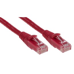 1 pcs - RS PRO Cat6 Male RJ45 to Male RJ45 Ethernet Cable, U/UTP, Red PVC Sheath, 1m
