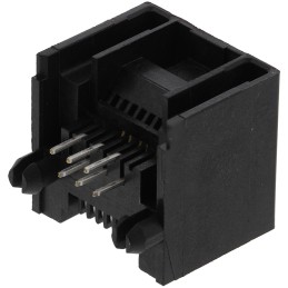 1 pcs - Molex 43860 Series Female RJ11 Connector, Through Hole