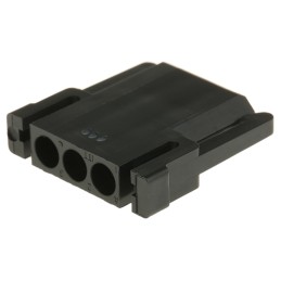 1 pcs - ITT Cannon, Trident Connector Housing, 5.08mm Pitch, 3 Way, 1 Row
