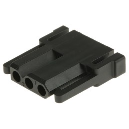 1 pcs - ITT Cannon, Trident Connector Housing, 5.08mm Pitch, 3 Way, 1 Row