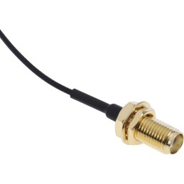 1 pcs - RS PRO Male SMA to Female SMA Coaxial Cable, 150mm, RF Coaxial, Terminated