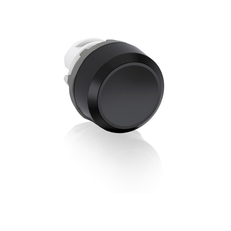 1 pcs - ABB MP2 Series Black Maintained Push Button Head, 22.5mm Cutout
