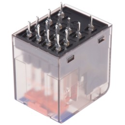 1 pcs - TE Connectivity PCB Mount Power Relay, 24V dc Coil, 6A Switching Current, 4PDT