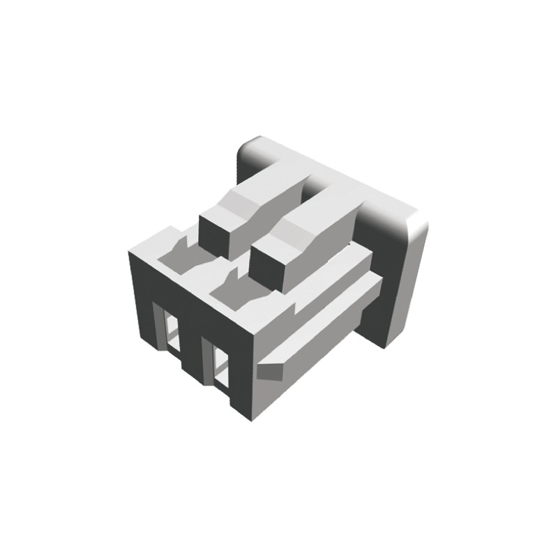 50 pcs - 440146-2 TE Connectivity, HPI Female Connector Housing, 1.25mm Pitch, 2 Way, 1 Row