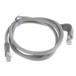 1 pcs - RS PRO Cat5e Male RJ45 to Male RJ45 Ethernet Cable, U/UTP, Grey PVC Sheath, 1m