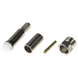 1 pcs - TE Connectivity, jack Cable Mount FME Connector, 50Ω, Crimp Termination, Straight Body