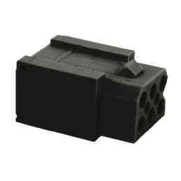 5 pcs - Souriau, SMS Female Connector Housing, 6 Way, 2 Row