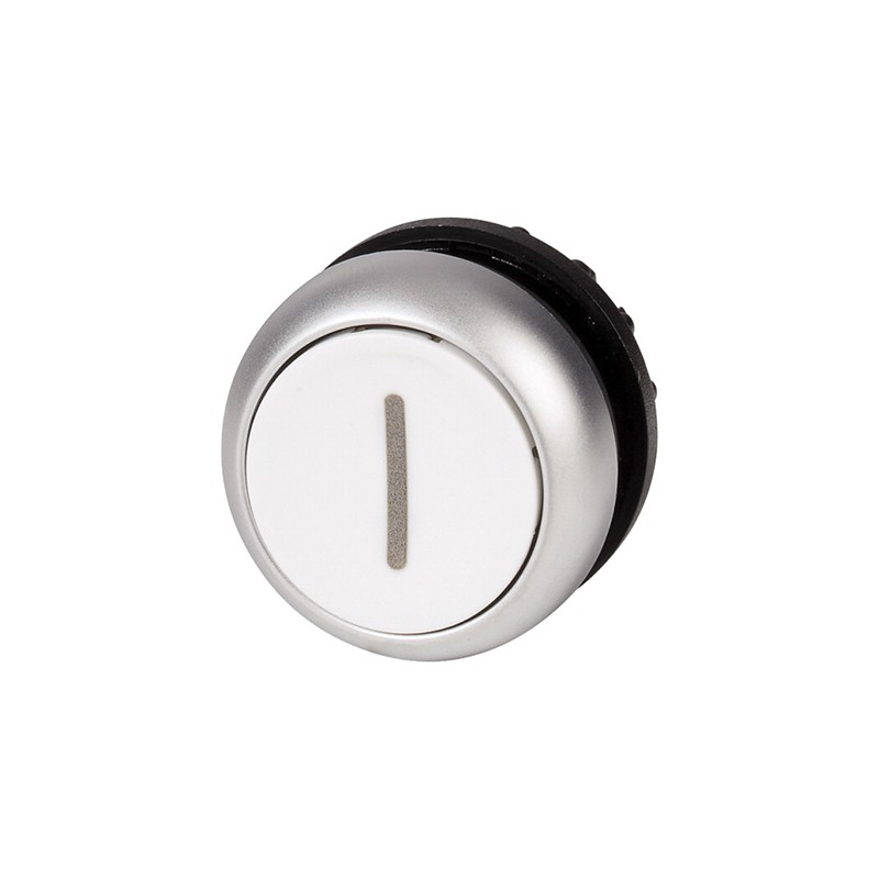1 pcs - Eaton RMQ Titan M22 Series White Momentary Push Button, 22mm Cutout, IP67