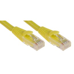 1 pcs - RS PRO Cat6 Male RJ45 to Male RJ45 Ethernet Cable, U/UTP, Yellow LSZH Sheath, 3m