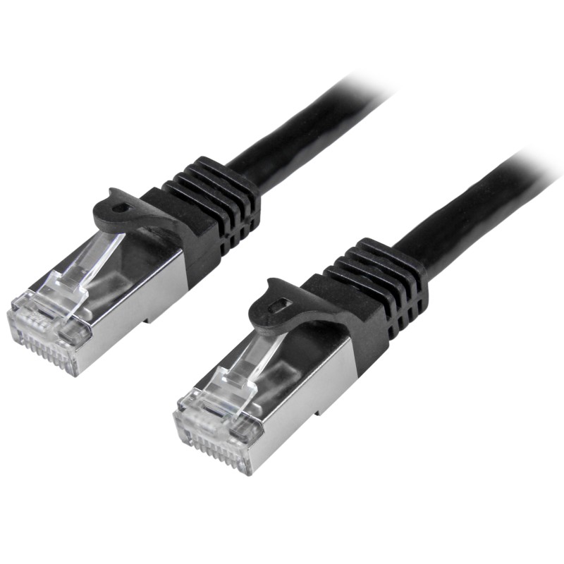 1 pcs - Startech Cat6 Male RJ45 to Male RJ45 Ethernet Cable, S/FTP, Black PVC Sheath, 3m, CMG Rated