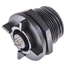 1 pcs - Bulgin Straight, Through Hole, Socket Type B 2.0 IP68 USB Connector