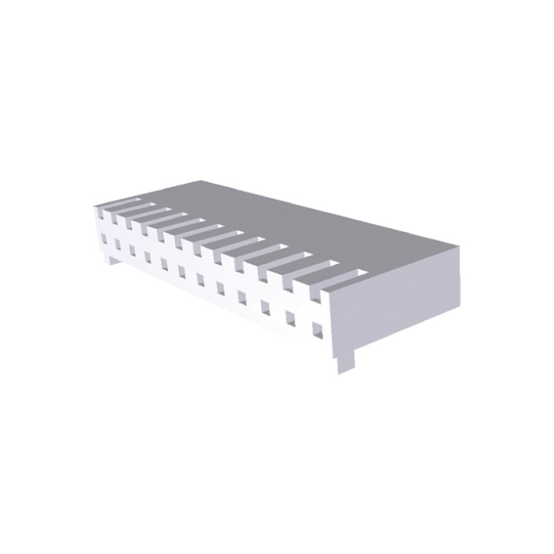 50 pcs - 770849-3 TE Connectivity, SL-156 Female Connector Housing, 3.96mm Pitch, 3 Way, 1 Row