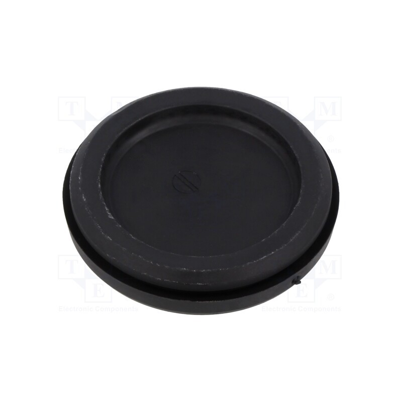 10 pcs : MBB0636B11 - Grommet, with bulkhead, Ømount.hole: 50.2mm, black, Øcable: 1÷36mm