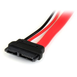 1 pcs - StarTech.com Female Slimline SATA to Male SATA Data, SATA Power Cable, 152.4mm