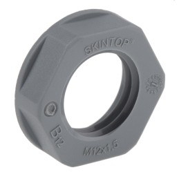 20 pcs - 53119000 Lapp Grey UL 94 V2 Fibreglass PA Cable Gland Locknut, M12 Thread, IP68