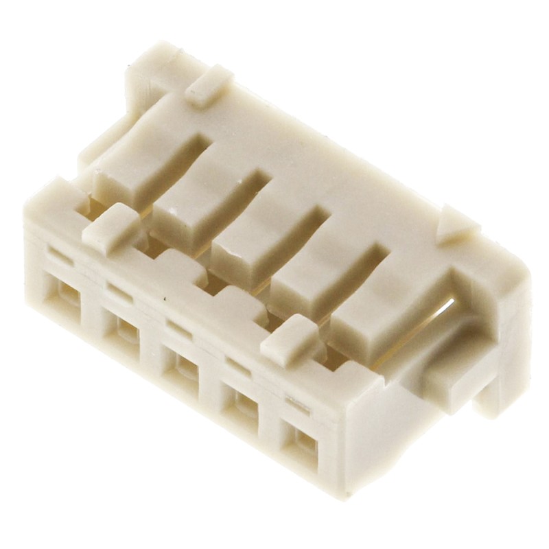 50 pcs - DF13-5S-1.25C Hirose, DF13 Male Connector Housing, 1.25mm Pitch, 5 Way, 1 Row
