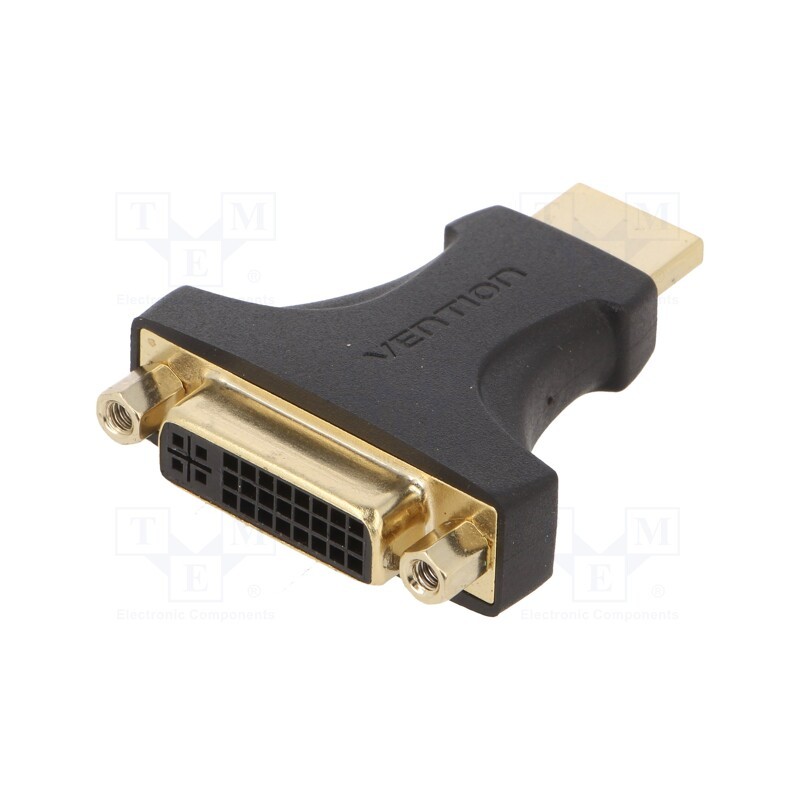 10 pcs : AIKB0 - Adapter, HDMI 1.4, DVI-I (24+5) socket,HDMI plug, black