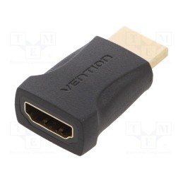 10 pcs : AIMB0 - Adapter, HDMI socket,HDMI plug, black