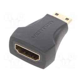 10 pcs : AISB0 - Adapter, HDMI socket,mini HDMI plug, black