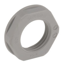 20 pcs - 53019011 Lapp Grey Polyamide Cable Gland Locknut, PG9 Thread