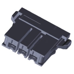 10 pcs - 1-1747276-2 TE Connectivity, Dynamic 4000 Female Connector Housing, 6.35mm Pitch, 2 Way, 1 Row