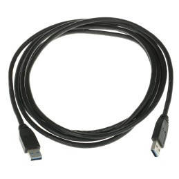 1 pcs - Roline USB 3.0 Cable, Male USB A to Male USB A Cable, 3m