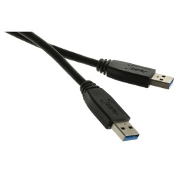 1 pcs - Roline USB 3.0 Cable, Male USB A to Male USB A Cable, 3m