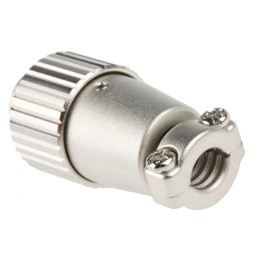 1 pcs - Hirose Circular Connector, 3 Contacts, Cable Mount, Plug, Male, JR Series