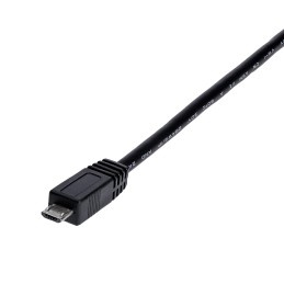 1 pcs - StarTech.com USB 2.0 Cable, Male USB A x 2 to Male Micro USB B Cable, 0.9m