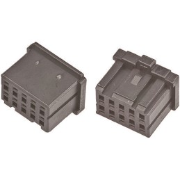 5 pcs - TE Connectivity, Dynamic 1000 Female Connector Housing, 2.5mm Pitch, 10 Way, 2 Row