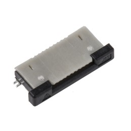 5 pcs - JST, FLZT 0.5mm Pitch 10 Way Straight Female FPC Connector, ZIF Bottom Contact