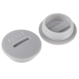 20 pcs - 52005970 Lapp Blanking Plug, PG13.5, PS, 25mm Diameter, Threaded