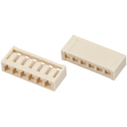 50 pcs - 6P-SCN JST, SCN Connector Housing, 2.5mm Pitch, 6 Way, 1 Row