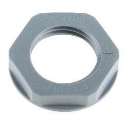 20 pcs - 53119010 Lapp Grey Flame Retardant Fibreglass PA Cable Gland Locknut, M16 Thread, IP68