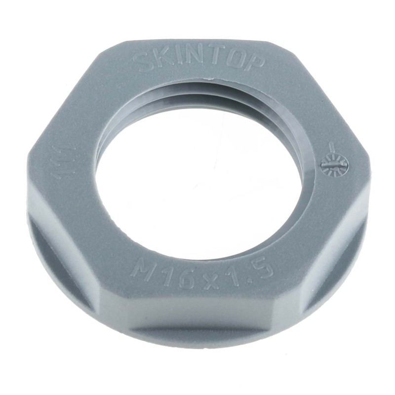 20 pcs - 53119010 Lapp Grey Flame Retardant Fibreglass PA Cable Gland Locknut, M16 Thread, IP68