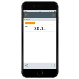 1 pcs - Testo 805i Bluetooth Infrared Thermometer, -30°C Min, ±2.5 °C Accuracy, °C Measurements With RS Calibration