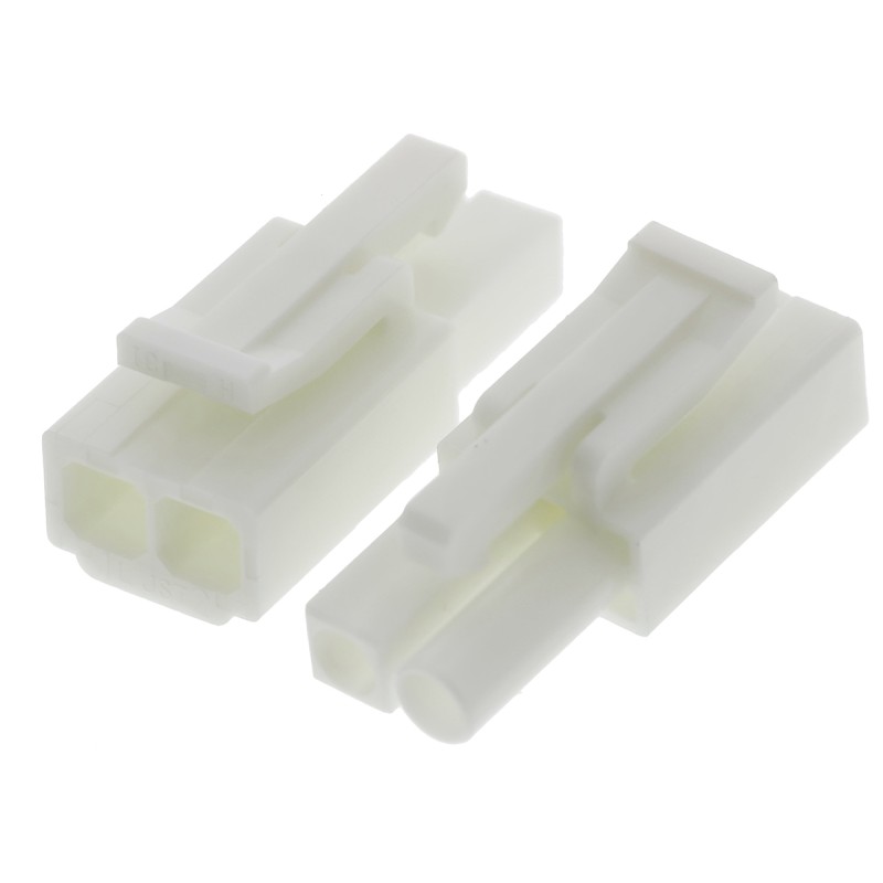 50 pcs - ELP-02V JST, EL Male Connector Housing, 4.5mm Pitch, 2 Way, 1 Row