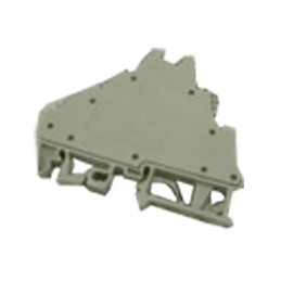 1 pcs - Wieland 5-3 D / U, WK 2 Series Grey Multi Level Terminal Block, Triple-Level, Screw Termination