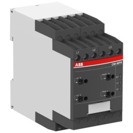 1 pcs - ABB Phase, Voltage Monitoring Relay, 3 Phase, DPDT, 350 - 580V ac, DIN Rail