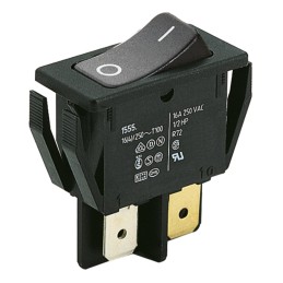 1 pcs - Marquardt DPST, On-None-Off Rocker Switch Panel Mount