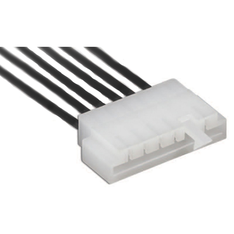 50 pcs - 172159-0606 Molex, EdgeMate Female Connector Housing, 3.96mm Pitch, 6 Way, 1 Row