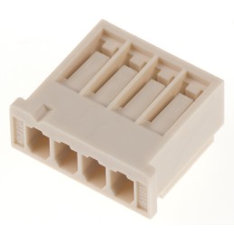 50 pcs - 51191-0400 Molex, Mini-Latch Female Connector Housing, 2.5mm Pitch, 4 Way, 1 Row