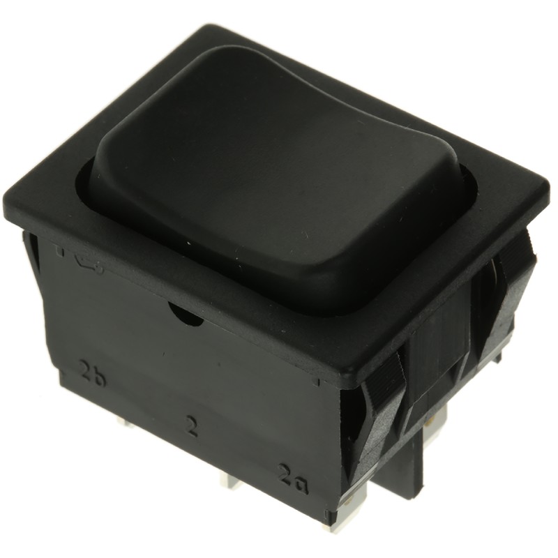 1 pcs - Marquardt DPDT, (On)-Off-(On) Rocker Switch Panel Mount