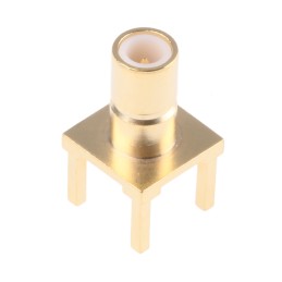 1 pcs - Molex SMB Series, jack Through Hole SMB Connector, 50Ω, Solder Termination, Straight Body