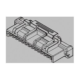 100 pcs - 5025780300 Molex Female Connector Housing, 1.5mm Pitch, 3 Way, 1 Row