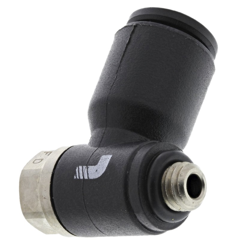 1 pcs - Legris 7010 Series Threaded Flow Regulator, M5 x 0.8 Male Inlet Port x 6mm Tube Outlet Port