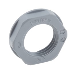 20 pcs - 53019010 Lapp Grey Fibreglass PA Cable Gland Locknut, PG9 Thread, IP68